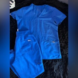 Figs Women's Blue Scrub Set